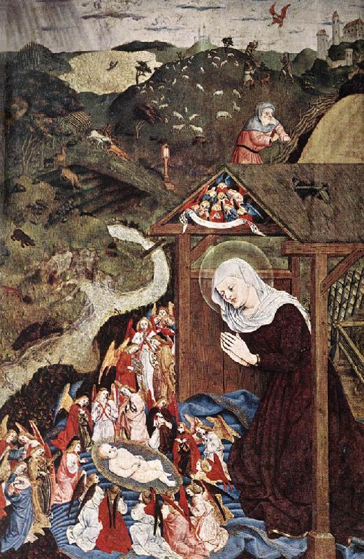 MASTER of the Polling Panels Adoration of the Child china oil painting image